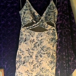 Free People Bodycon Cut-out Mini Dress
